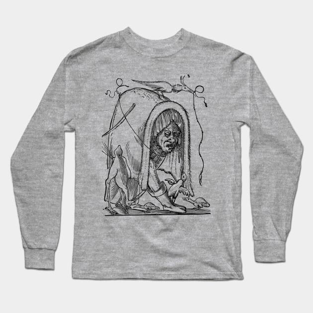 Grotesque #42 The Drolatic Dreams of Pantagruel (1565) Long Sleeve T-Shirt by n23tees